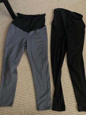 Zella Black Maternity Leggings Duo